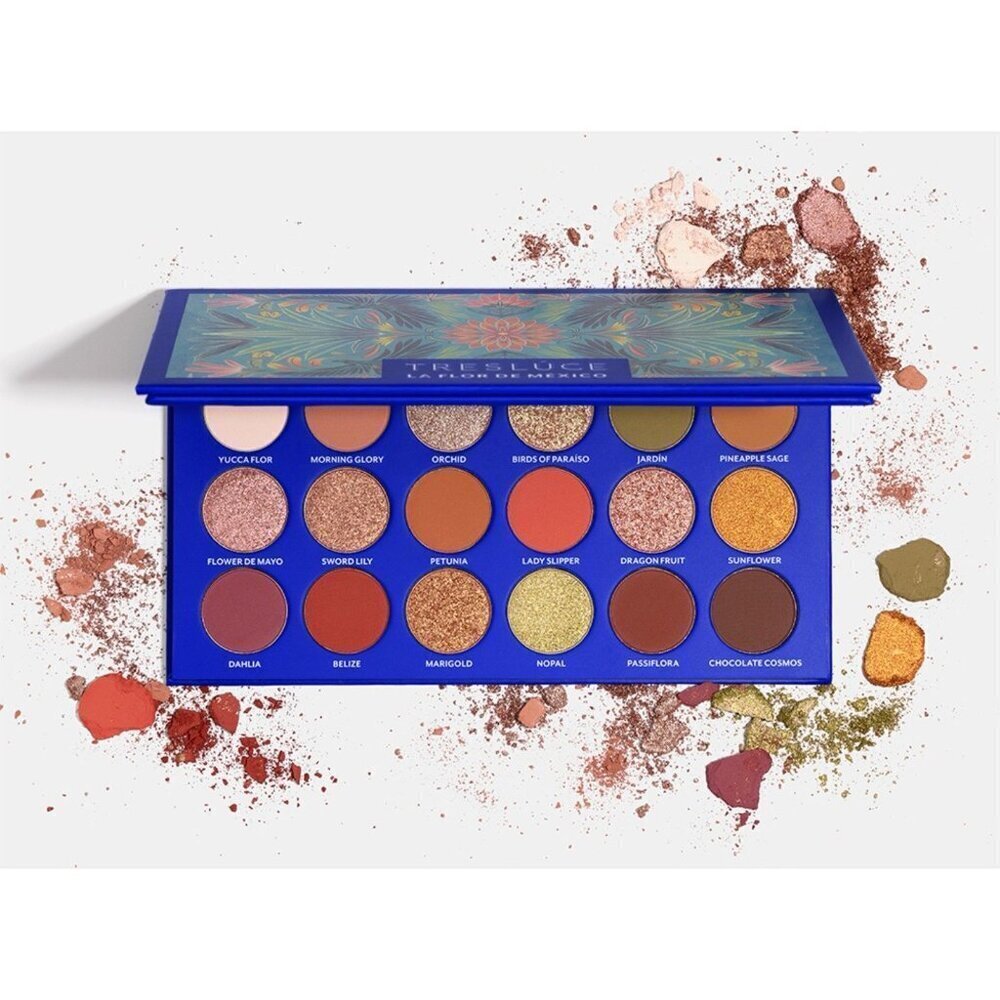 TRESLUCE Beauty La Flor De Mexico Eye Shadow Palette 18 shades New 15.41g